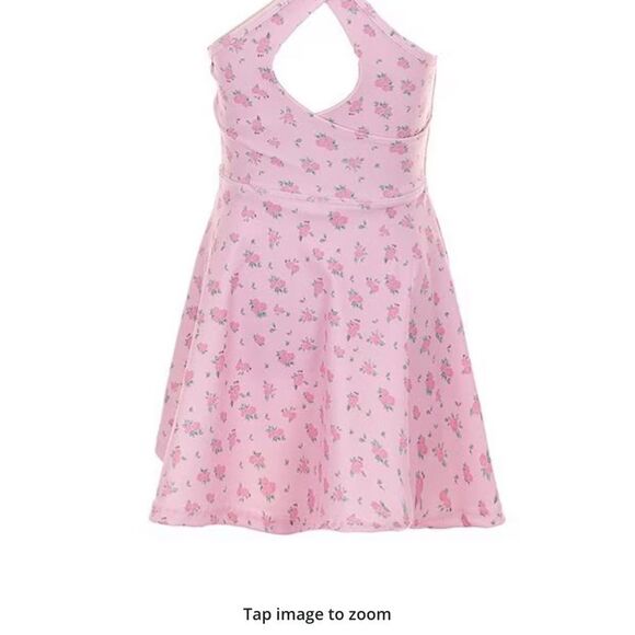 Gianni Bini Pink Floral Tennis  Dress #2 - Picture 9 of 9